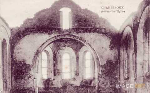 Eglise en ruines (Champenoux)